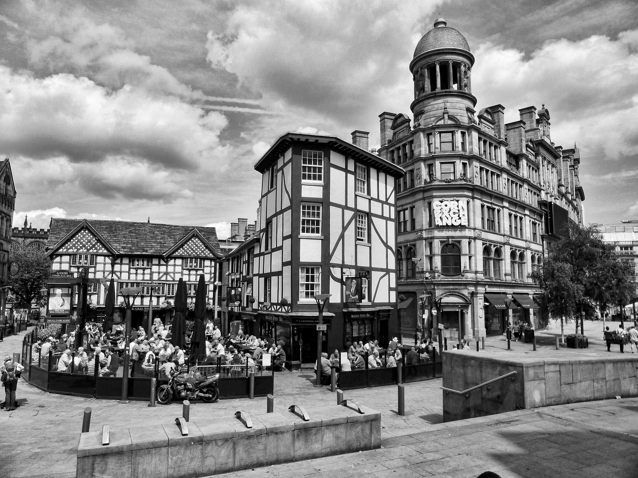 Manchester city centre England
